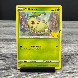 Pokémon | McDonald’s 25th Anniversary #2/25: Chikorita (2021) - Trading Card
